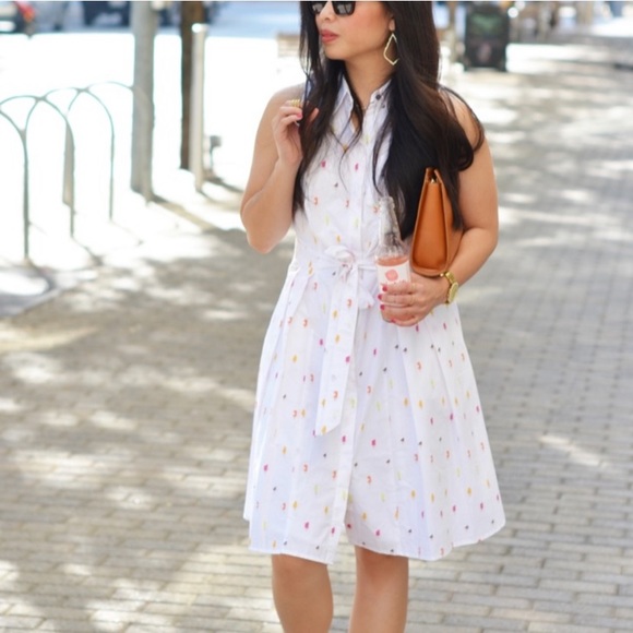 Anthropologie Dresses & Skirts - Anthropologie White Colorful Popsicle Dress